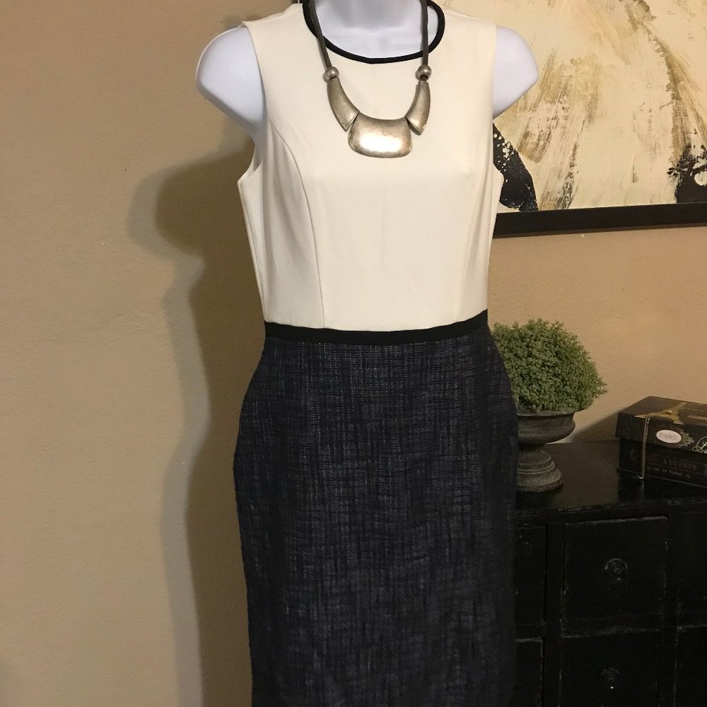 Ann Taylor Dress Black & White